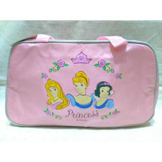 迪士尼公主系列手提包 側背包 側肩包 包包 收納包 提袋 手提袋 粉紅色 Disney 睡美人 仙度瑞拉 白雪公主 全新