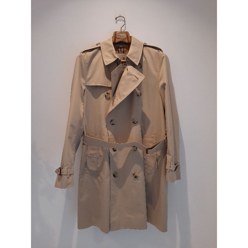 Burberry Kensington  Trench Coat 52號 近全新 經典款風衣 大衣 中長版 蜜金色