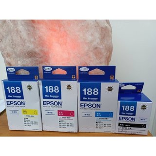 EPSON 188 T188原廠墨水匣四色組(黑.藍.紅.黃)WF-3621/WF-7611/WF-7111