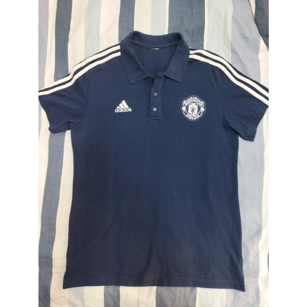 ADIDAS 曼聯 皇馬 POLO 球衣 XL L REAL MADRID MANCHESTER UNITED 愛迪達