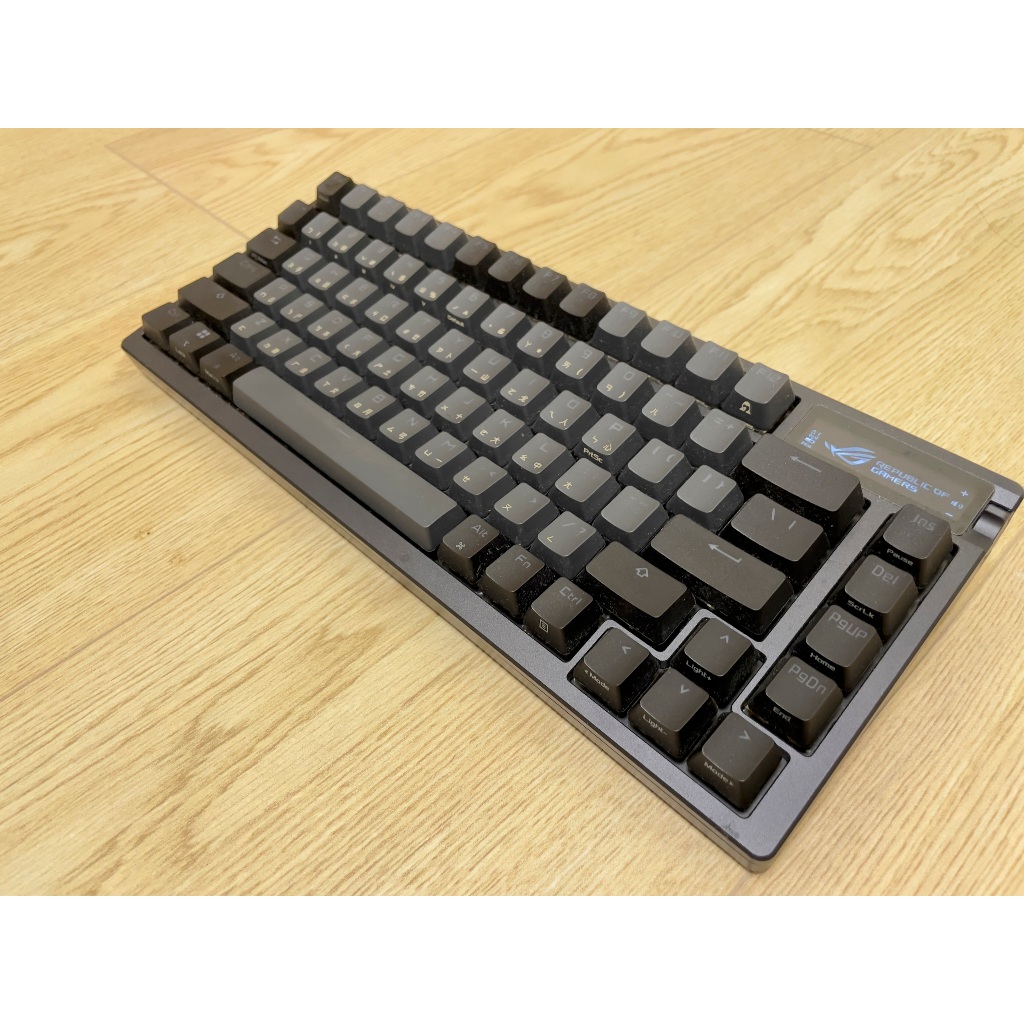 【ASUS 華碩】ROG Azoth 無線電競機械鍵盤 客製化無線 茶軸 電競鍵盤 三模式連接 黑