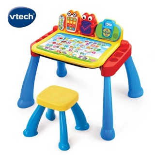 【英國 Vtech 】3合1多功能互動學習點讀桌椅組