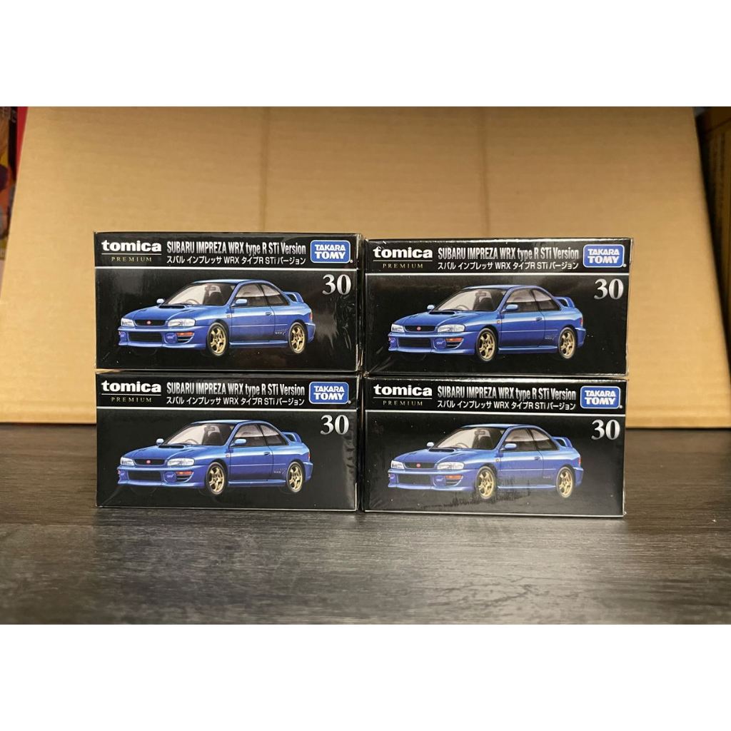 全新 Tomica 黑盒 30 SUBARU IMPREZA WRX type R STi Version 多美