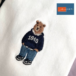 【WHO.A.U】史帝夫熊 刺繡T恤(兩件一包) HI484