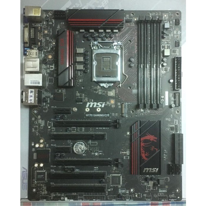 微星 H170 GAMING M3+i7-7700+DDR4 16G