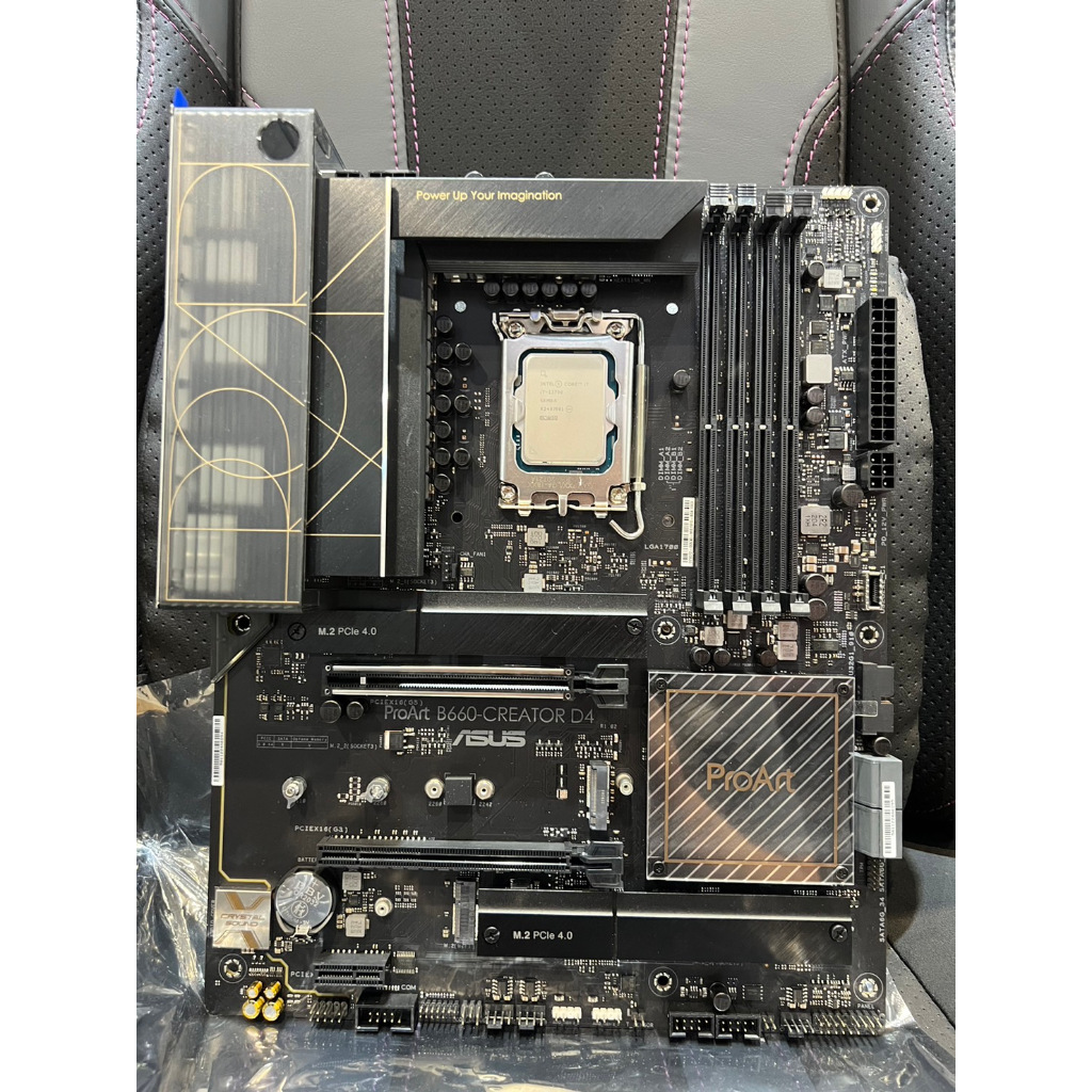 二手華碩主板 CPU I7 13700+B660 CREATOR D4 保固內