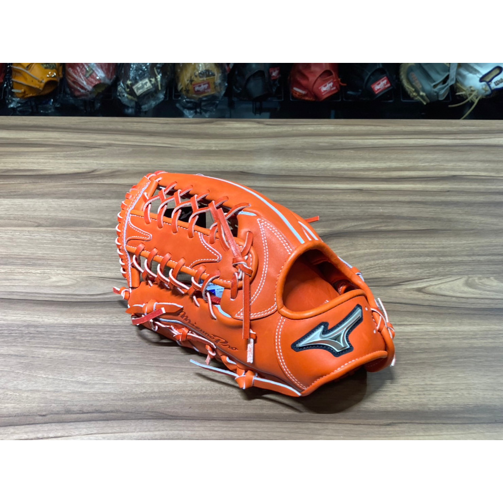 【熱火體育】Mizuno 進 Pro A51 接球手套 T網 橘紅 反 1AJGR29007-052H