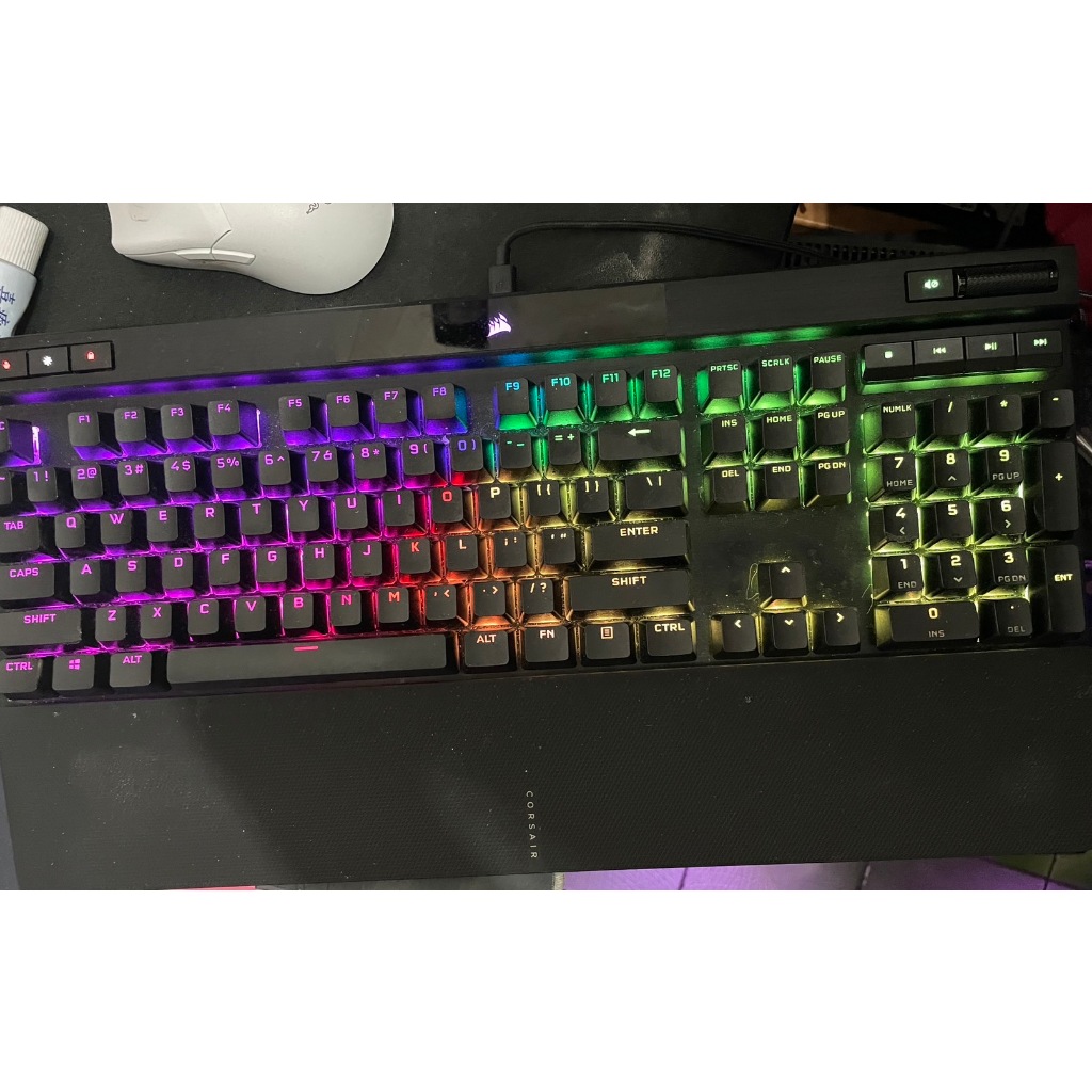 海盜船 Corsair K70 RGB PRO 銀軸 二手