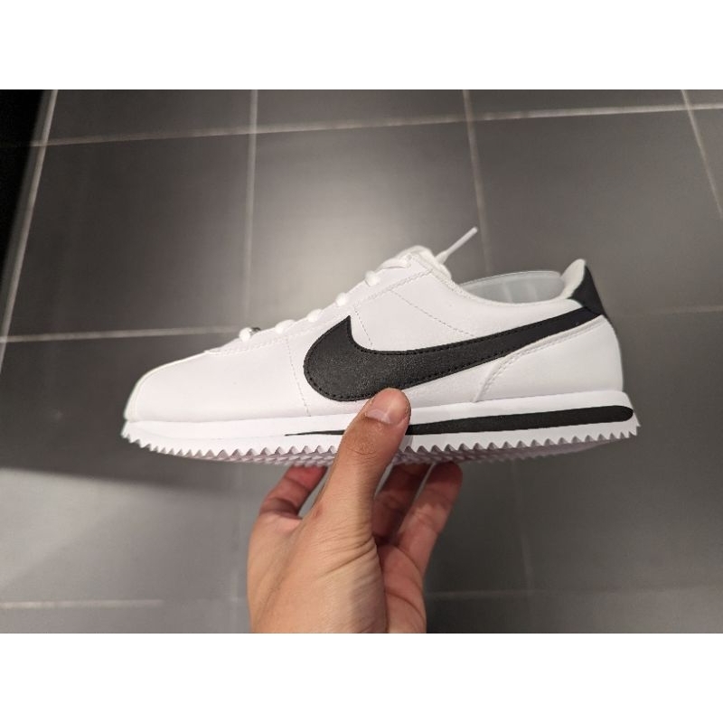 南🔥2023 10月 NIKE CORTEZ BASIC SL GS 女 904764-102 全白色 黑勾 阿甘鞋