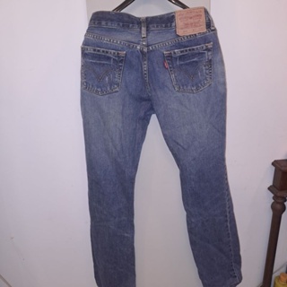 Levi's 二手直筒牛仔褲（女）w26,L32