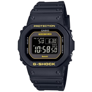 【聊聊甜甜價】CASIO G-SHOCK 太陽能x藍牙連線 搶眼風格 黑x黃電子腕錶 GW-B5600CY-1