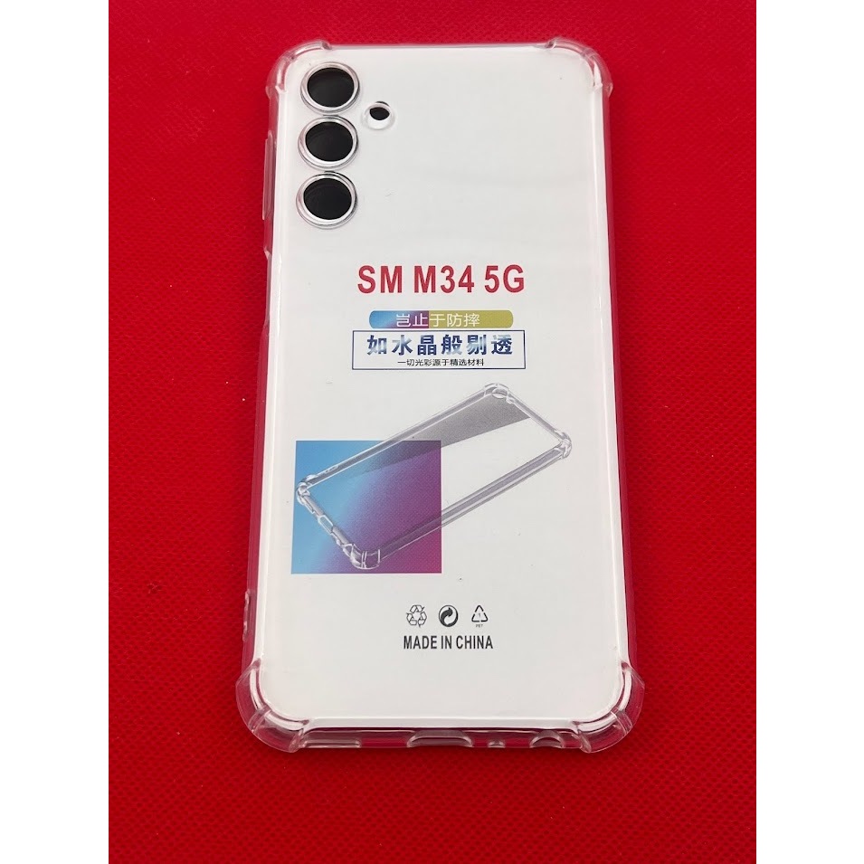 【手機寶貝】SAMSUNG Galaxy M34 5G 四角防摔殼 透明 氣囊防摔殼 保護套 三星 M34 5G 手機殼