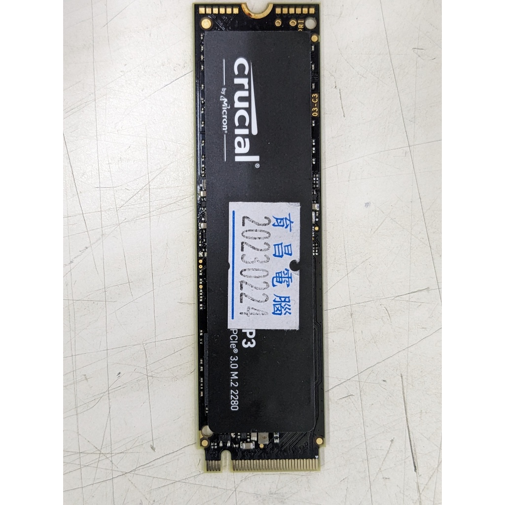 (5年保內)美光 P3 500GB M.2 PCIe 2280 固態硬碟 SSD 2023.2.22出廠