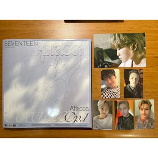 SEVENTEEN ATTACCA 迷九 表演隊寫真書 知勳 俊輝 珉奎 瀚率 明信片 小卡 克拉盤隨機小卡