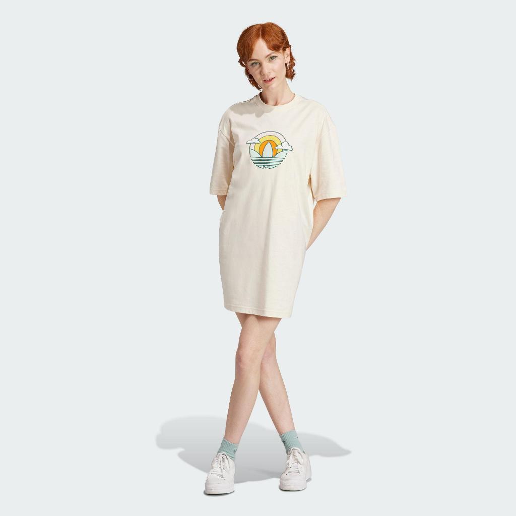 ADIDAS 春夏洋裝 TEE DRESS 女 白 IN4138 現貨