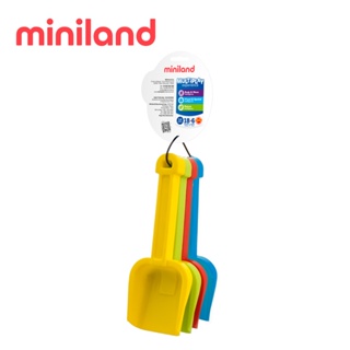 【西班牙miniland】沙雪地鏟子4入組-24cm 西班牙原裝進口 兒童玩具 玩具 戲水玩具 親子