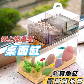 水族狂粉【雙重過濾桌面型魚缸✨】水族最便宜🔥生態魚缸 水族缸 水族箱 迷你魚缸 辦公室魚缸 鬥魚缸 魚缸 桌缸