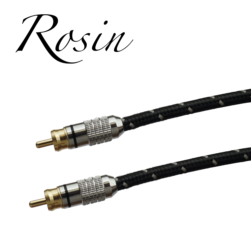 【ROSIN】RS102 發燒級重低音同軸訊號線 發燒音響專用線材