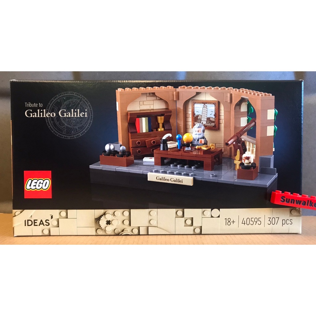 【積木2010】樂高 LEGO 40595 致敬 伽利略·伽利萊 / IDEAS 望遠鏡 全新未拆