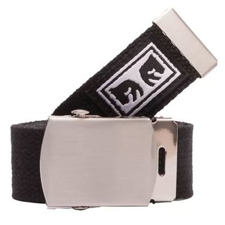 OBEY 100050026-BLK BIG BOY WEB BELT 帆布 腰帶 (黑色) 化學原宿