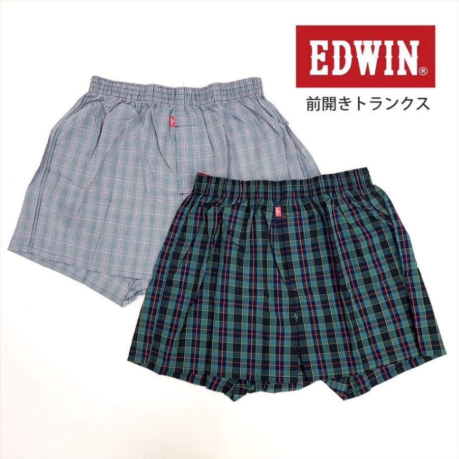 [現貨🇯🇵🔜] EDWIN 內褲 四角褲 男用內褲 純棉 立體裁斷 日本進口 輕薄 舒適 好穿