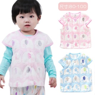 DL哆愛 寶寶 背心 80-100碼 嬰兒背心 寶寶背心 幼童背心 馬甲 秋冬保暖 珊瑚絨 兒童背心 【HF0012】