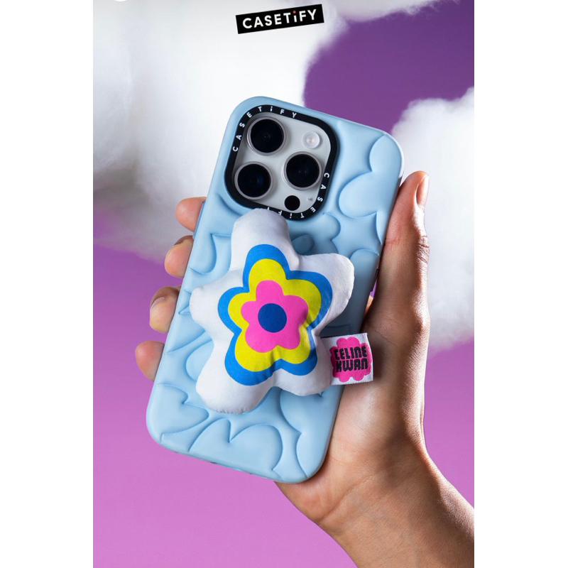 3D立體手機殼CELINE x Casetify 手機殼 防摔手機殼 花朵手機殼 casetify iphone15