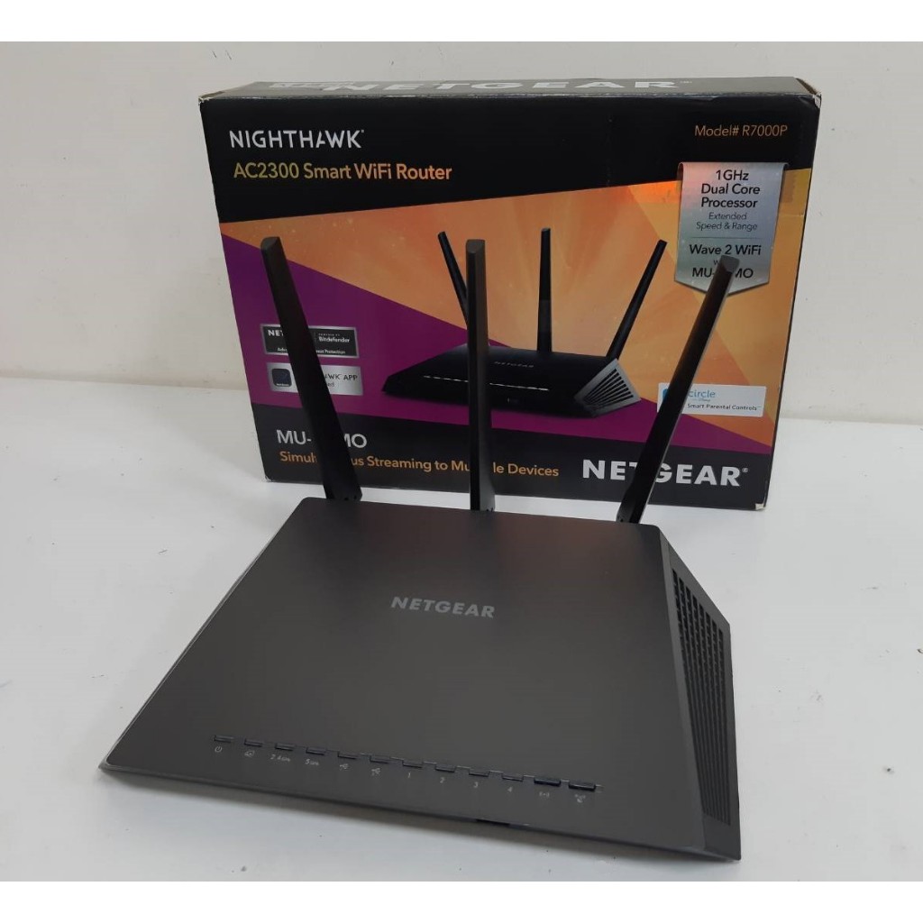 出清九成新~~Netgear 夜鷹 Nighthawk R7000P  AC2300 智能WiFi無線寬頻分享器