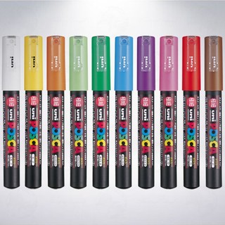 日本 三菱鉛筆 uni POSCA PC-1M Marker 極細水性麥克筆 (1號賣場)