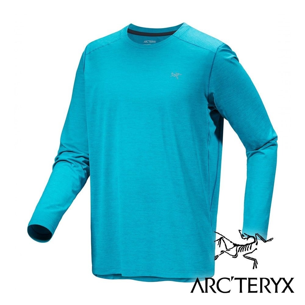 【Arc'teryx 始祖鳥】男Cormac快乾長袖圓領衫 『深熱帶魚雜藍』X007665