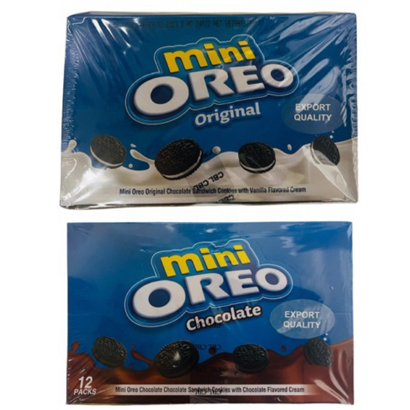 OREO MINI夾心餅-原味/巧克力 12小包入