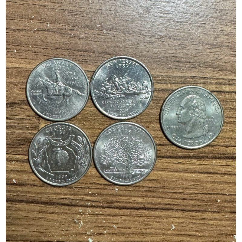 美國🇺🇸 1999 州幣 紀念幣 1/4 quarter