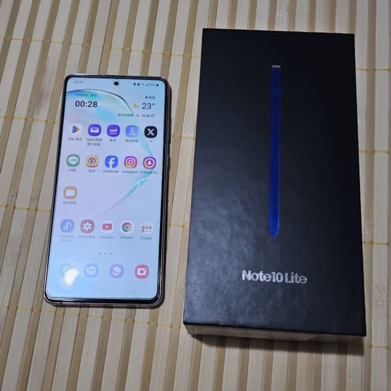 📱二手 三星 Samsung Note 10 Lite 手機 128GB 空機 備用機 星願銀 note10 lite