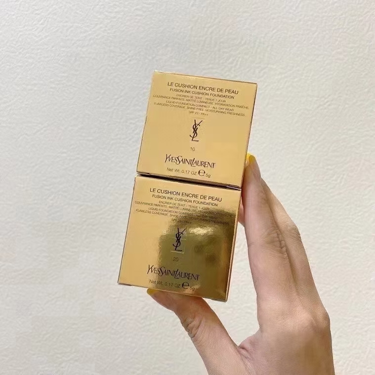 現貨聖羅蘭YSL 皮革氣墊 B10小樣5g粉色