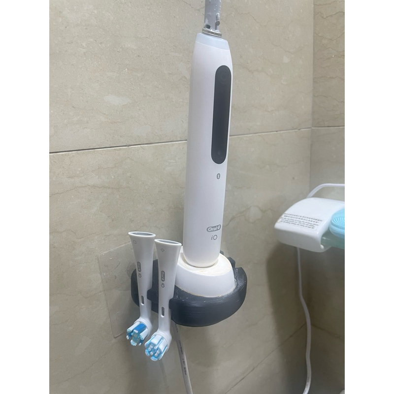 德國百靈Oral-B 德製微震Ai追蹤牙刷-iO SLIM 電動牙刷壁掛架 充電器置物架 多人用刷頭架 電動牙刷頭放置架