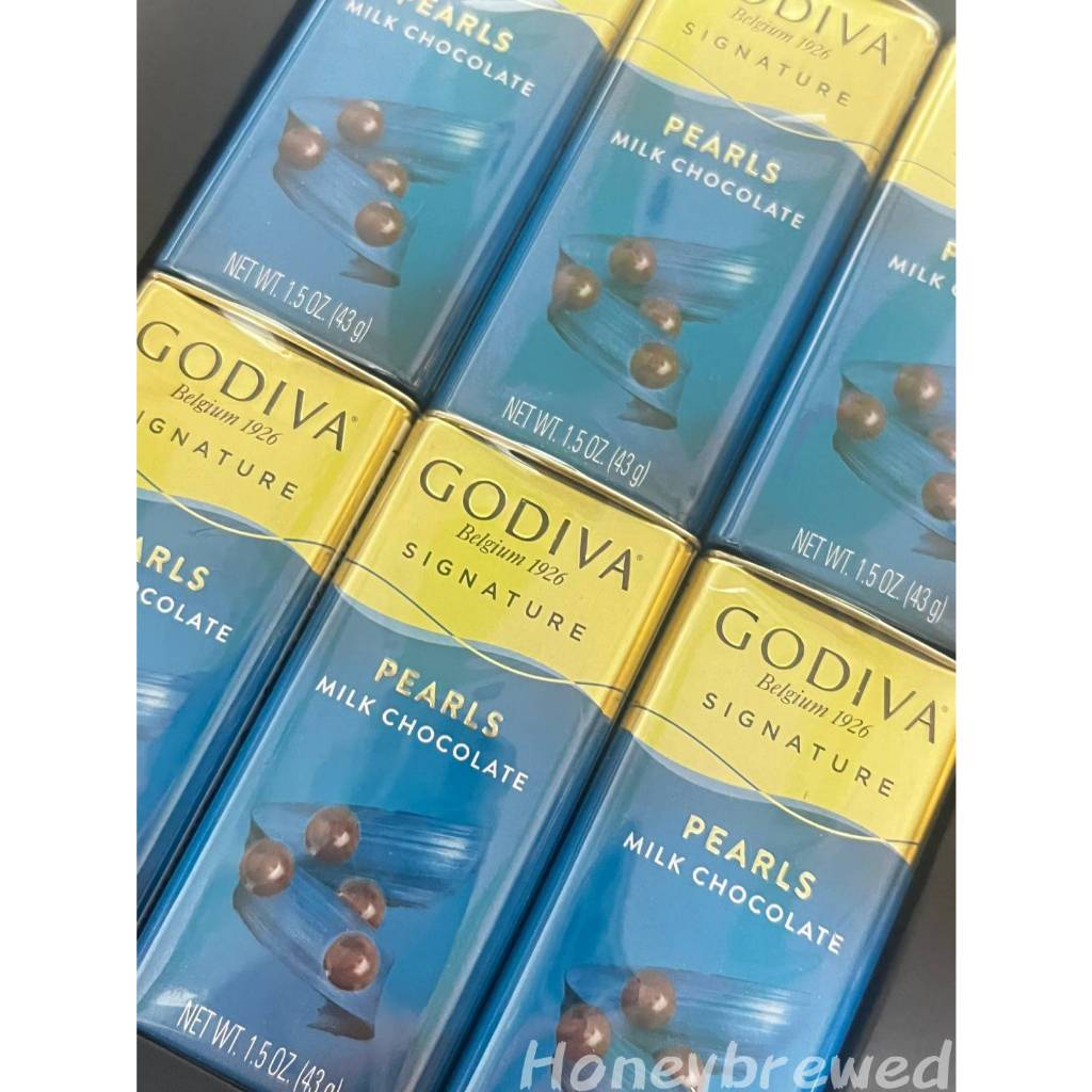 【GODIVA🍫牛奶巧克力豆】Godiva🇹🇷 土耳其 牛奶巧克力豆 43g 鐵盒裝 好市多