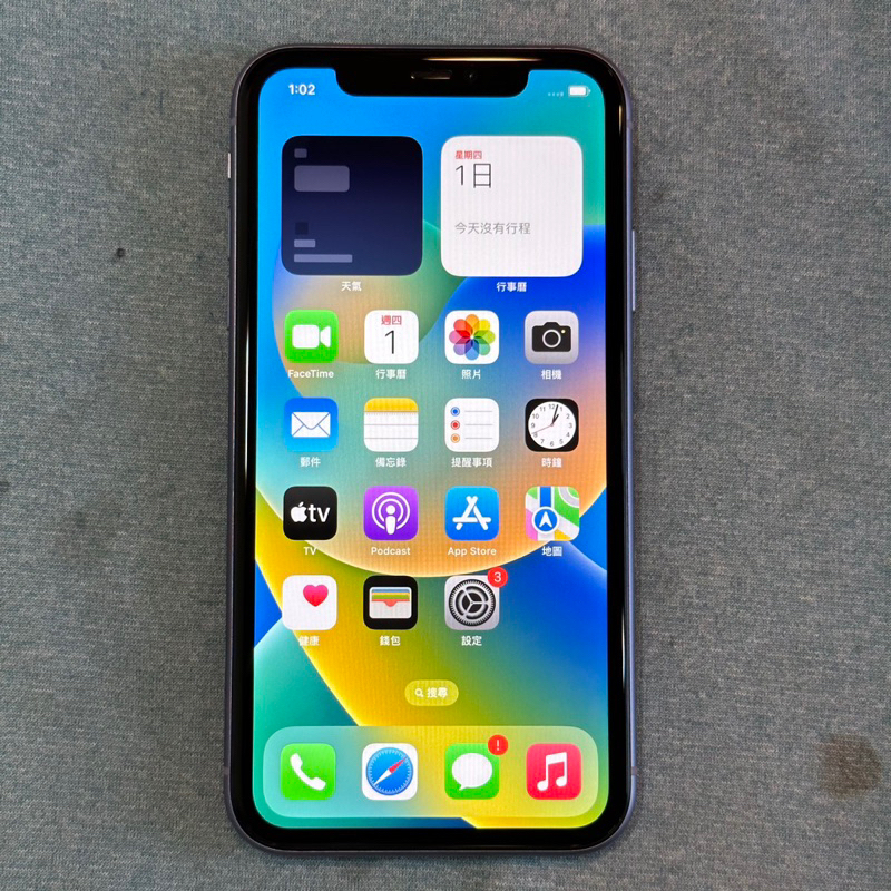 iPhone 11 128G 紫 功能正常 二手 IPhone11 i11 apple 蘋果 6.1吋 換過電池螢幕刮傷