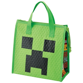 日本 現貨 Skater 正版 Minecraft 麥塊 苦力怕 不織布保冷袋 Creeper 我的世界 保溫袋 便當袋