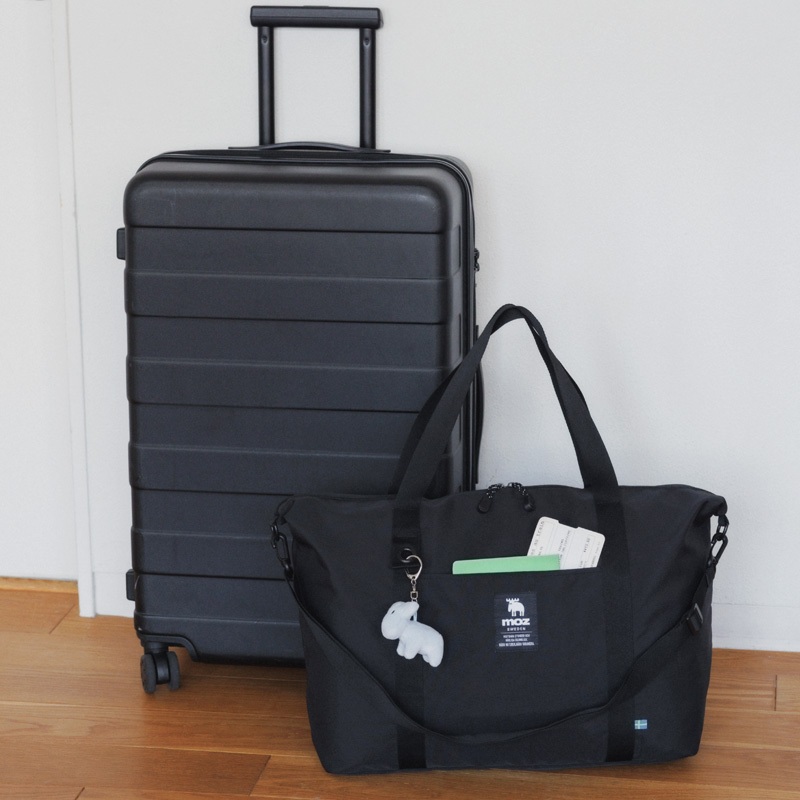 日本限定 北歐瑞典品牌 moz麋鹿 折疊輕量包大容量 手提包托特包 斜背包側背包肩背包 可插行李箱拉桿 雜誌附錄