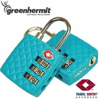 【GREEN HERMIT】TRAVEL SENTRY LOCK TSA輕量密碼鎖.海關鎖