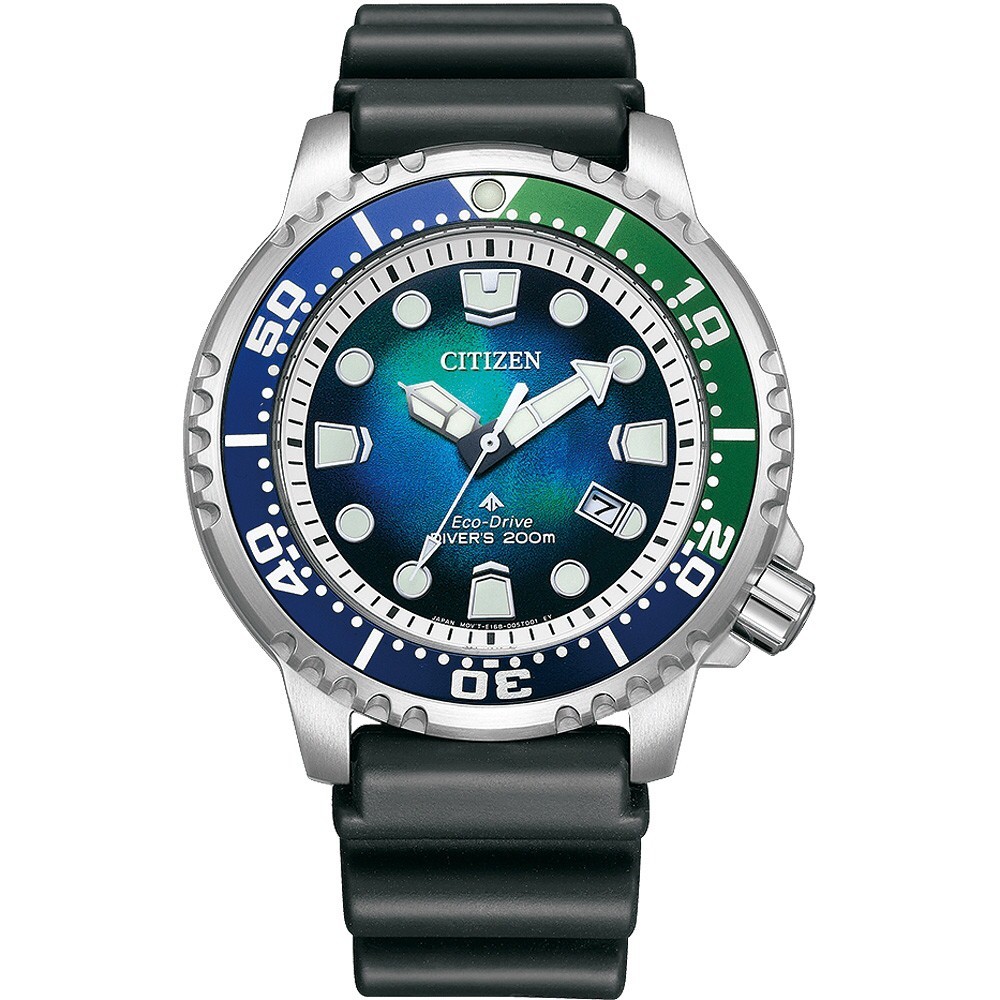 【CITIZEN 星辰】千彩之海限定款 PROMASTER光動能潛水錶 BN0166-01L 44mm 現代鐘錶