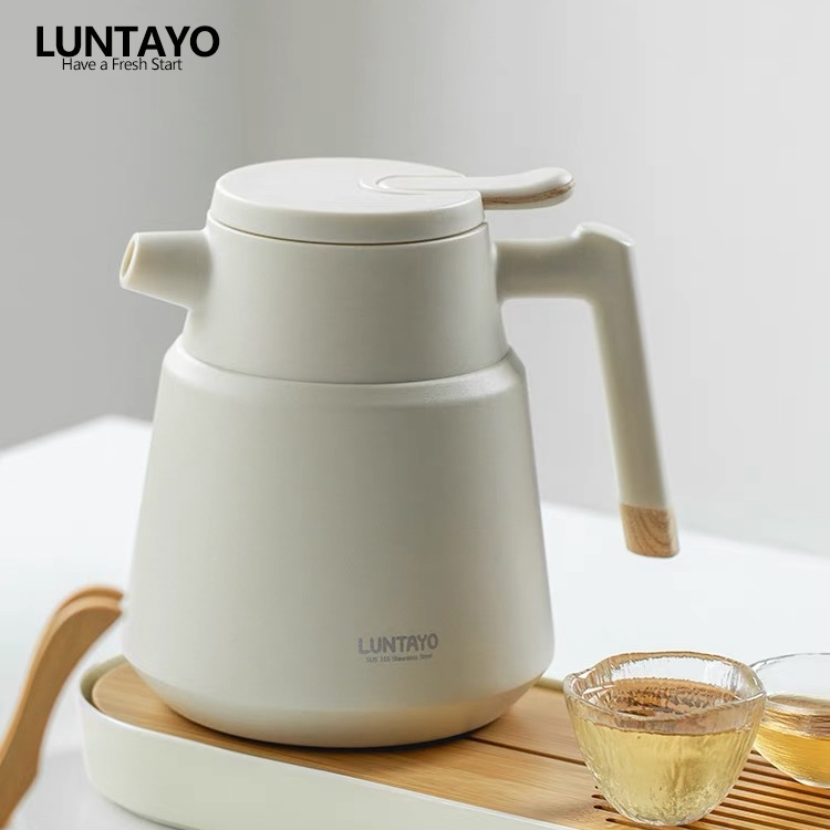 保溫壺【日本Luntayoい】悶茶壺 燜茶壺 保溫壺 茶水分離 1300ml