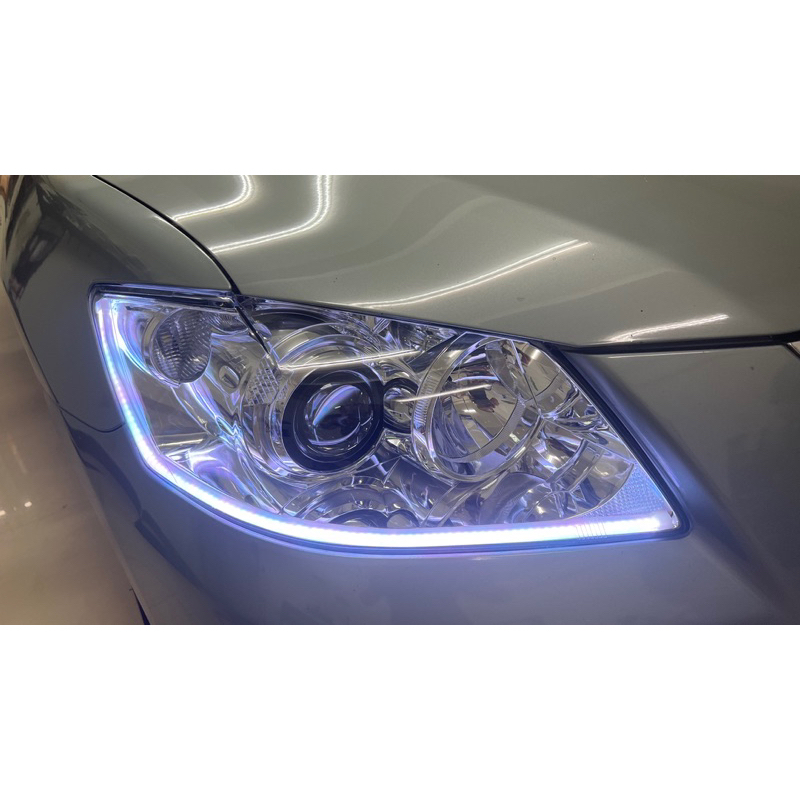 豐田Toyota Camry大燈升級更換LED魚眼，Camry大燈亮度提升，LED一體式魚眼，大燈修復燈殼更換
