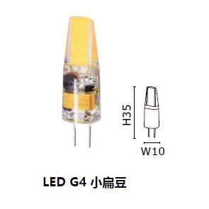 🌟MARCH🌟 LED豆泡燈 G4 2W 黃光 白光 小扁豆 豆燈 12V 全電壓
