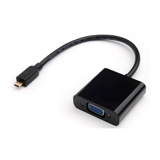 Micro HDMI轉VGA轉換器Micro HDMI to VGA視訊轉換線1080P