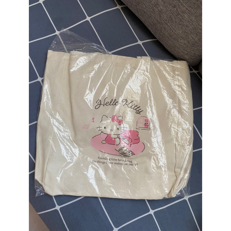 三麗鷗 Sanrio Hello Kitty 帆布提袋 托特包 正版 Sanrio