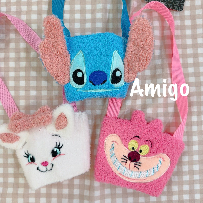 正版授權 迪士尼 史迪奇 瑪莉貓 瑪麗貓 妙妙貓 笑笑貓 怪貓 大臉 絨毛 杯套 水壺袋 飲料袋 飲料套 提袋 手提袋