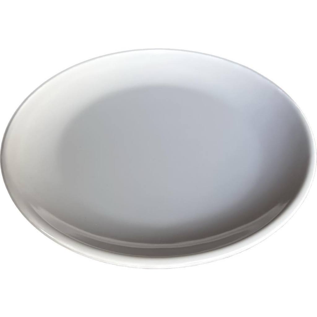 【宏益餐飲設備】白色 美耐皿 盤子 圓盤 小餐盤 碟子 防磨  餐盤 碗盤器皿 耐高溫 全新