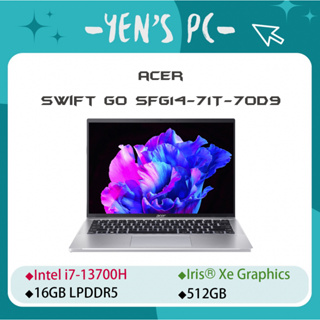 YEN選PC ACER 宏碁 Swift Go SFG14-71T-70D9