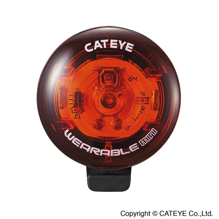 CATEYE 貓眼 自行車電池型警示燈 WEARABLE MINI SL-WA10